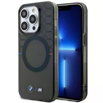 BMW Pattern MagSafe Case voor iPhone 13 Pro Max 6,7 inch grijs