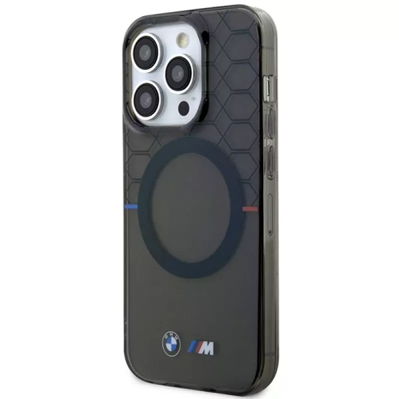 BMW Pattern MagSafe Case voor iPhone 13 Pro Max 6,7 inch grijs