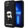 Karl Lagerfeld KLHCP14M3DRKINK Hardcase Rubber Ikonik 3D voor iPhone 14 Plus / 15 Plus 6.7 zwart