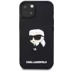 Karl Lagerfeld KLHCP14M3DRKINK Hardcase Rubber Ikonik 3D voor iPhone 14 Plus / 15 Plus 6.7 zwart