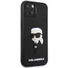 Karl Lagerfeld KLHCP14M3DRKINK Hardcase Rubber Ikonik 3D voor iPhone 14 Plus / 15 Plus 6.7 zwart