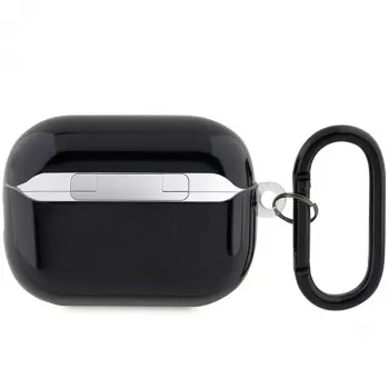 BMW AirPods Pro 2nd Generation beschermhoes zwart met M-Stripe design