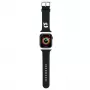 Karl Lagerfeld 3D Rubber Karl Head armband voor Apple Watch 38/40/41mm zwart