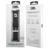 Karl Lagerfeld 3D Rubber Karl Head watch strap voor Apple Watch 42/44/45/49mm zwart