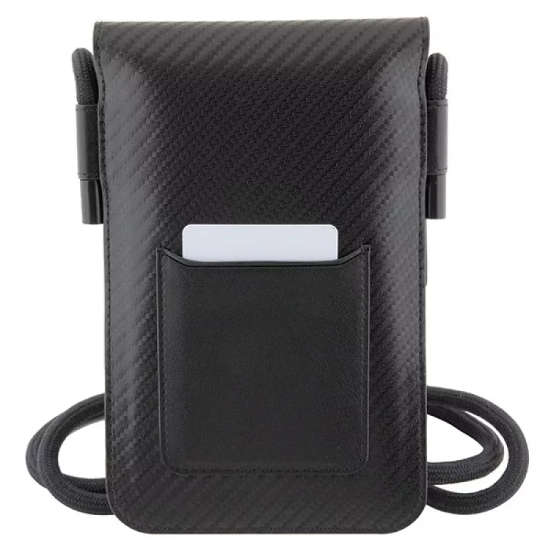 BMW Carbon Tricolor Line Wallet Bag zwart