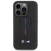 BMW Hardcase Grip Hot Stamp voor iPhone 15 Pro 6,1 inch zwart