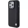 BMW M Collection iPhone 15 Pro Max 6,7 inch zwart Hardcase leder textured & stripe