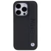 BMW M Collection iPhone 15 Pro Max 6,7 inch zwart Hardcase leder textured & stripe