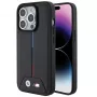 BMW BMHCP15L22PVTK iPhone 15 Pro 6,1 inch zwart Hardcase quilted tricolor