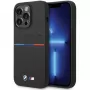 BMW M Collection siliconenhoes voor Apple iPhone 15 Pro Max 6,7 inch zwart patroon