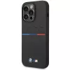 BMW M Collection siliconenhoes voor Apple iPhone 15 Pro Max 6,7 inch zwart patroon