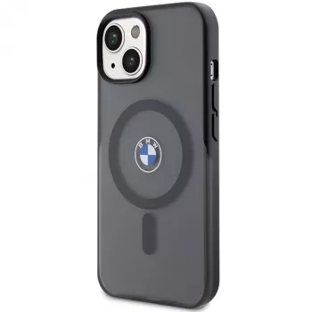 BMW BMHMP15MDSLK iPhone 15 Plus / 14 Plus 6,7 inch zwart Hardcase IML Signature MagSafe