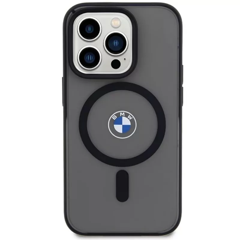 BMW IML Signature Hardcase voor Apple iPhone 15 Pro 6,1 inch zwart MagSafe