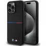 BMW M Silicone Pattern MagSafe Hard Case voor iPhone 15 Pro Max 6,7 inch zwart