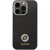 Guess GUHCP13LM4DGPK iPhone 13 Pro / 13 Hardcase siliconen Logo Strass 4G zwart