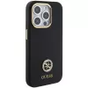 Guess GUHCP15LM4DGPK iPhone 15 Pro 6.1 zwart Hardcase siliconen Logo Strass 4G