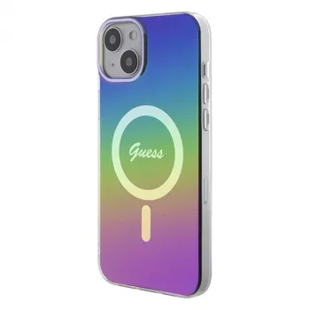 Guess IML Iridescent MagSafe Case voor iPhone 15 (iridescent)
