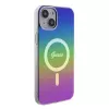 Guess IML Iridescent MagSafe Case voor iPhone 15 (iridescent)