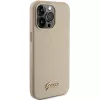 Guess Glitter Glossy Script Hard Case voor iPhone 15 Pro 6,1 inch Light Gold