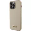 Guess GUHCP15XPGMCSD Glitter Glossy Script Hard Case voor Apple iPhone 15 Pro Max 6,7 inch Light Gold
