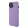 Guess GUHMP15MPSAHMCU Saffiano MagSafe Hard Case voor iPhone 15 Plus / 14 Plus 6,7 inch - lila