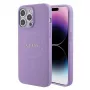Guess GUHMP15LPSAHMCU Saffiano MagSafe Hard Case voor Apple iPhone 15 Pro 6,1 inch - lila