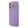 Guess GUHMP15LPSAHMCU Saffiano MagSafe Hard Case voor Apple iPhone 15 Pro 6,1 inch - lila