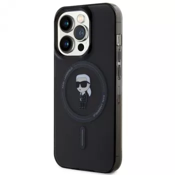 Karl Lagerfeld Ikonik MagSafe hardcase voor iPhone 14 Pro 6,1 inch zwart