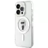 Karl Lagerfeld MagSafe IML Ikonik hoesje voor iPhone 15 Pro transparant