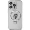 Karl Lagerfeld KLHMP13XHMRSKCH hardcase ringstandaard voor iPhone 13 Pro Max 6,7 inch wit Karl & Choupette MagSafe