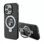 Karl Lagerfeld iPhone 13 Pro Max 6,7 inch hardcase ringstandaard Karl & Choupette MagSafe zwart