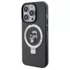 Karl Lagerfeld iPhone 13 Pro Max 6,7 inch hardcase ringstandaard Karl & Choupette MagSafe zwart