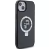Karl Lagerfeld KLHMP15MHMRSKCK hardcase ringstandaard MagSafe voor iPhone 15 Plus / 14 Plus 6,7 inch zwart