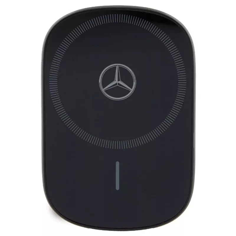 Mercedes Silver Star MagSafe magnetische draadloze autolader 15W (zwart)