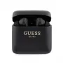Guess Printed Logo True Wireless Stereo Bluetooth-oordopjes met oplaadcase (zwart)