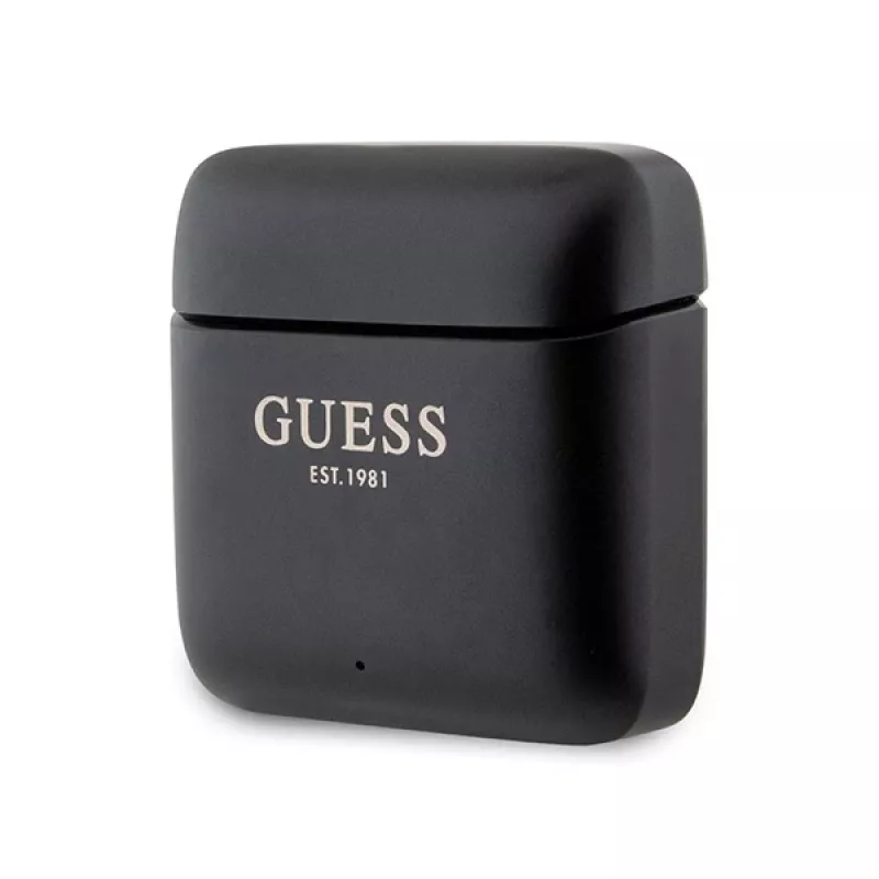 Guess Printed Logo True Wireless Stereo Bluetooth-oordopjes met oplaadcase (zwart)