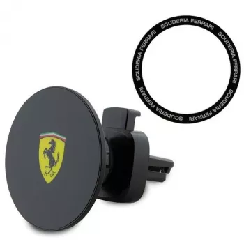 Ferrari magnetische autotelefoonhouder FECHMMAK voor luchtrooster, zwart, 2023 collectie, MagSafe-compatibel