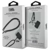 Karl Lagerfeld CBDY koord universele telefoonlanyard / polsband (zwart)