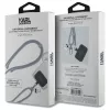 Karl Lagerfeld CBDY koord universele telefoonlanyard / polsband (grijs)