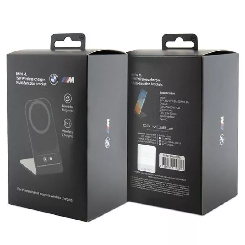 BMW M Edition MagSafe draadloze oplaadpad 15W zwart