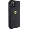 Ferrari FEHCP15MRDUK iPhone 15 Plus / 14 Plus 6,7 inch zwarte hardcase quilted metalen logo
