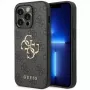 Guess GUHCP15L4GMGGR hardcase voor iPhone 15 Pro 6,1 inch - grijs 4G Big Metal Logo