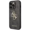 Guess GUHCP15L4GMGGR hardcase voor iPhone 15 Pro 6,1 inch - grijs 4G Big Metal Logo