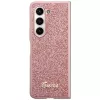 Guess GUHCZFD5HGGSHP F946 Glitter Script hardcase voor Samsung Galaxy Z Fold5 - roze