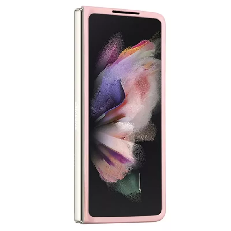 Guess GUHCZFD5HGGSHP F946 Glitter Script hardcase voor Samsung Galaxy Z Fold5 - roze