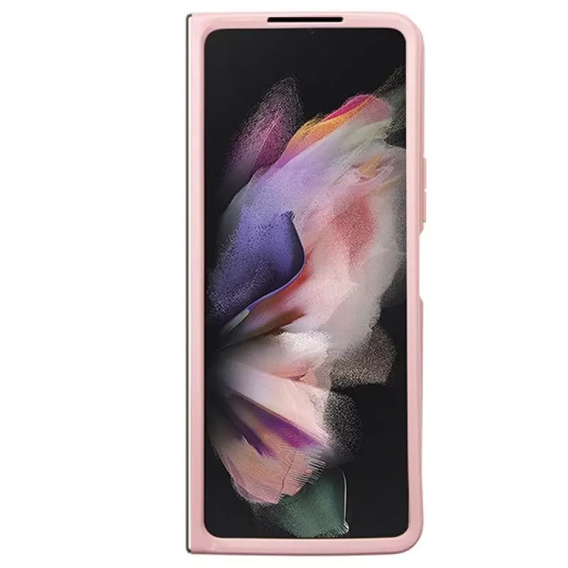 Guess GUHCZFD5HGGSHP F946 Glitter Script hardcase voor Samsung Galaxy Z Fold5 - roze