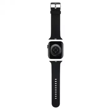 Karl Lagerfeld 3D Rubber Karl & Choupette Heads NFT Apple Watch-bandje 38/40/41mm zwart