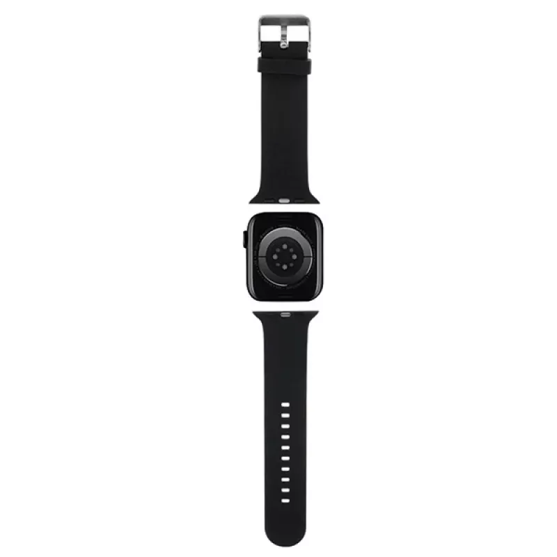 Karl Lagerfeld 3D Rubber Choupette Head bandje voor Apple Watch 38/40/41mm zwart