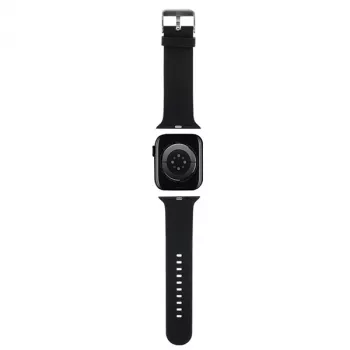 Karl Lagerfeld 3D Rubber Choupette Head Apple Watch-bandje 42/44/45/49mm zwart