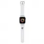 Karl Lagerfeld 3D Rubber Choupette Head Apple Watch-bandje 42/44/45/49mm wit